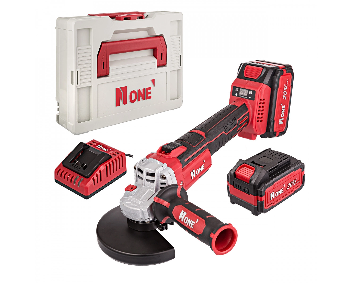 NUMBER ONE INDUSTRIAL AG125-20/4.0-PRO-1B burchakli silliqlash mashinasi arzon