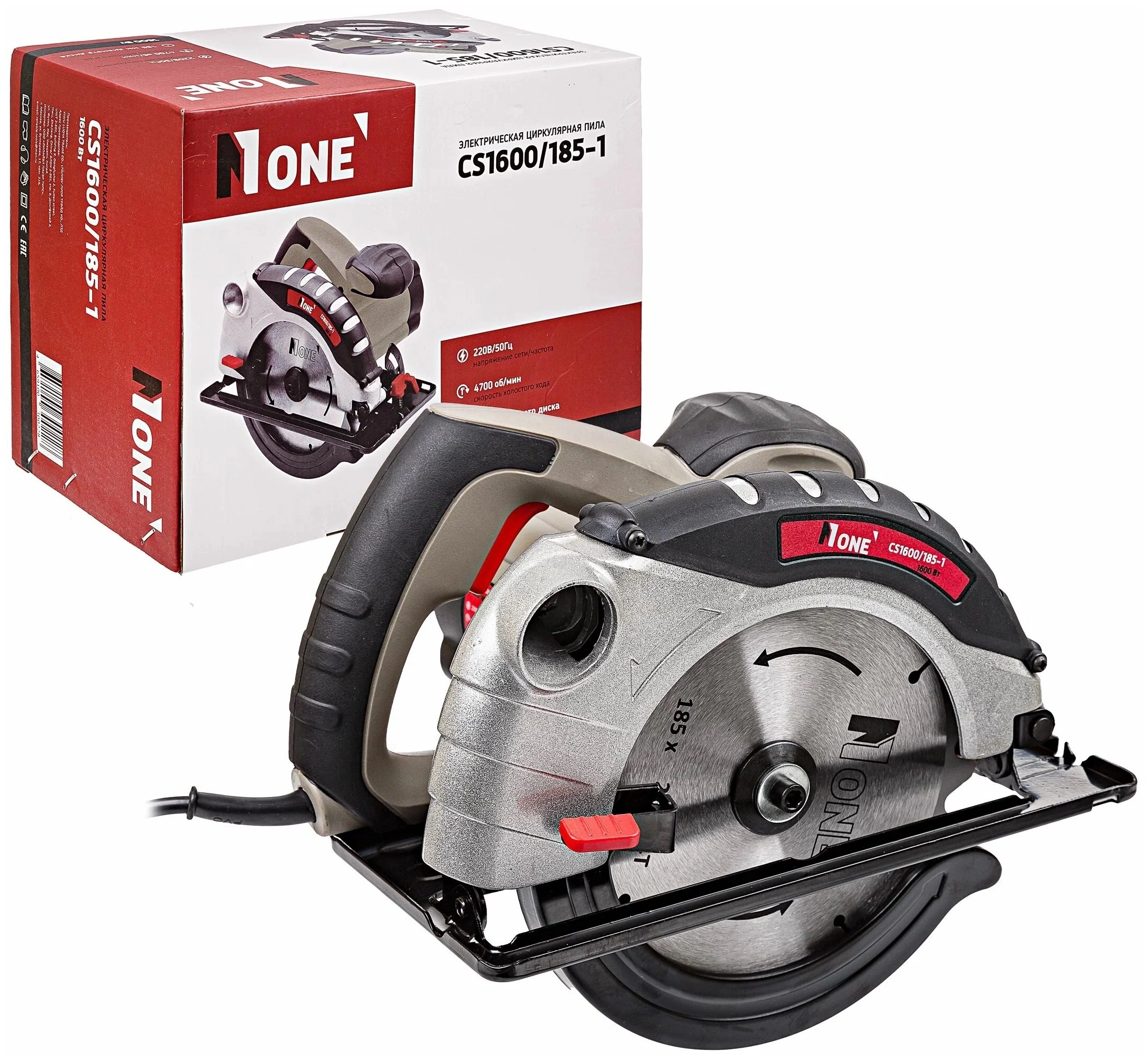 Пила дисковая NUMBER ONE CS1600/185-1 недорого
