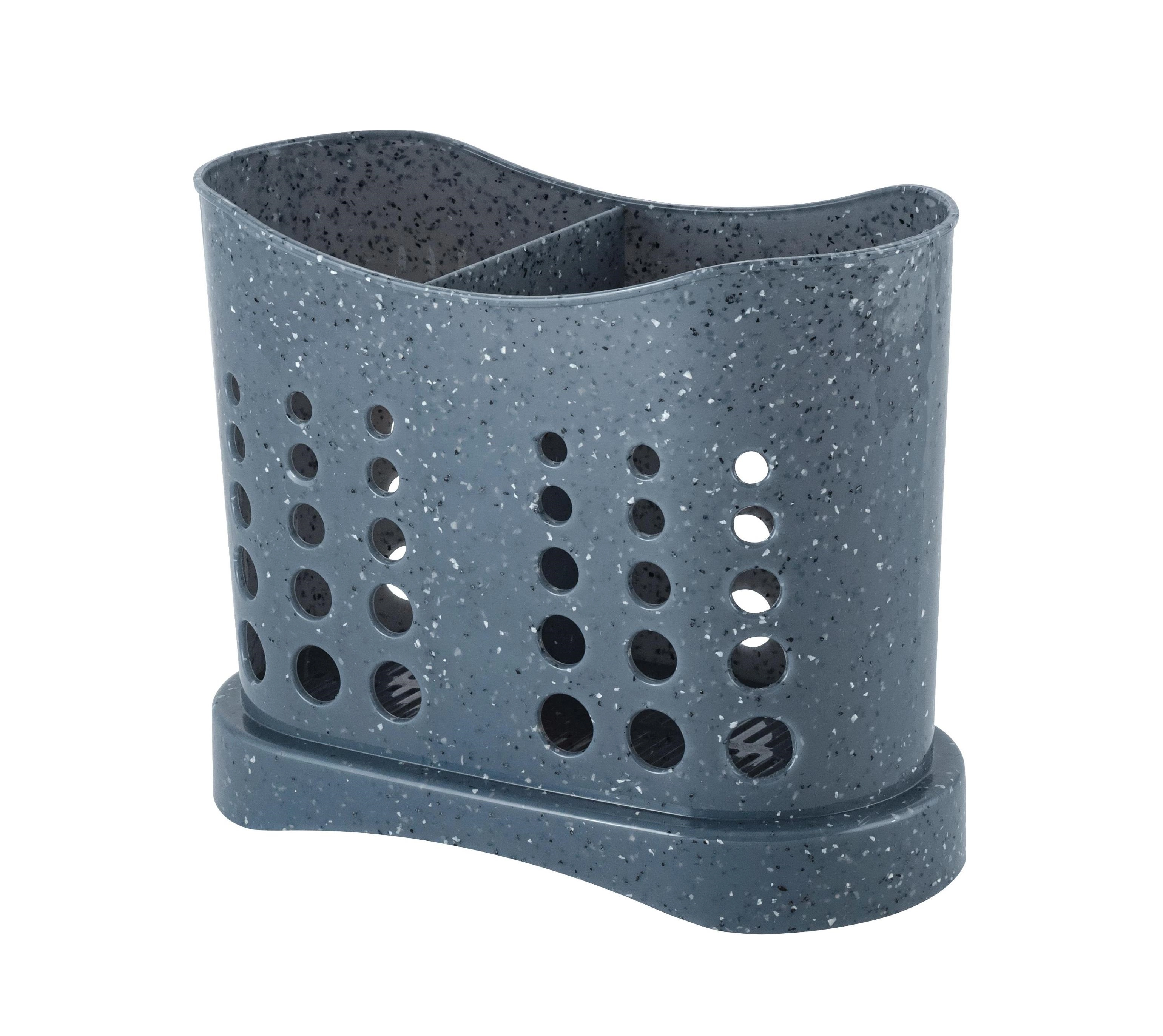 Сушилка для столовых приборов Plast Team STONE темный камень купить