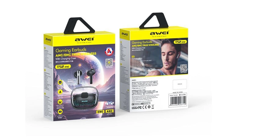 Беспроводные наушники Awei T52 ANC недорого