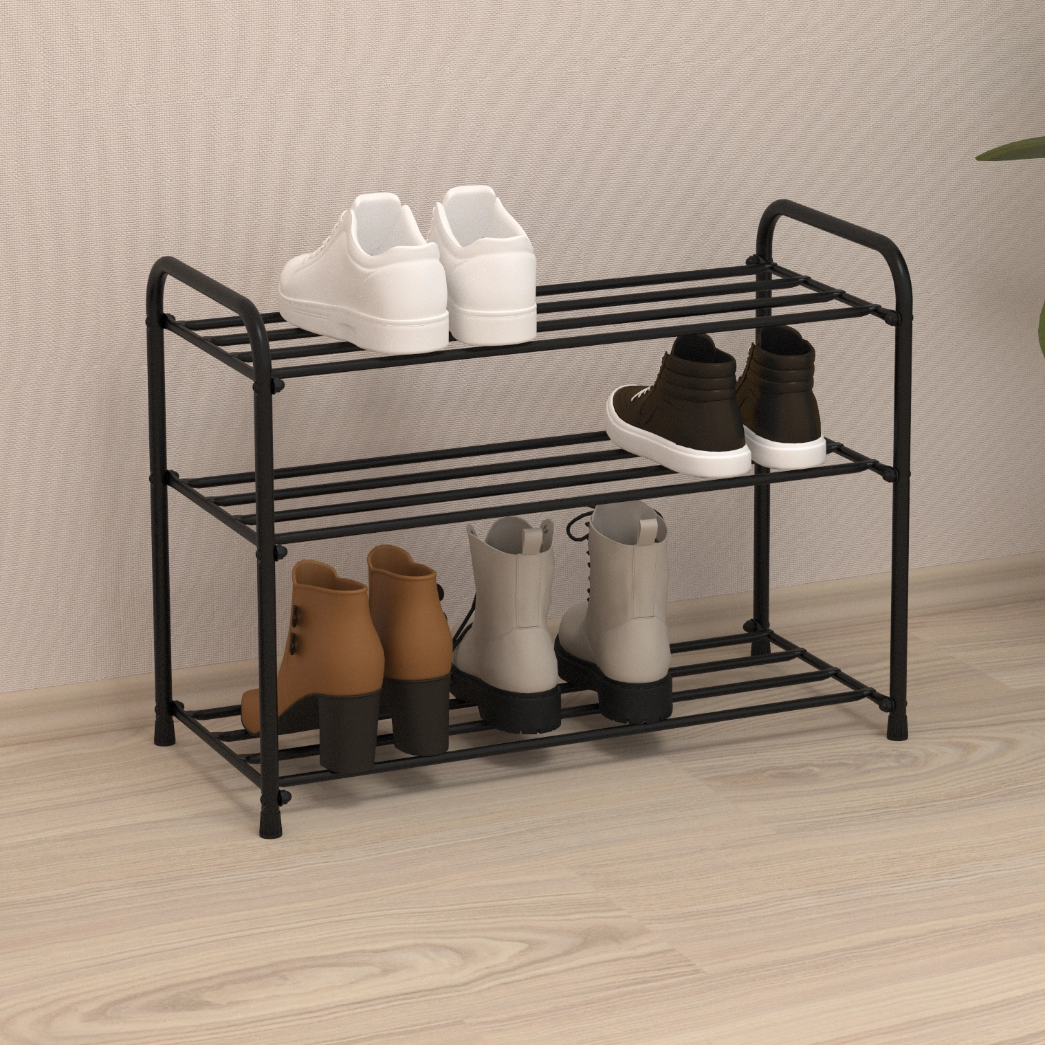 Подставка для обуви Альфа 23 (Черный) недорого