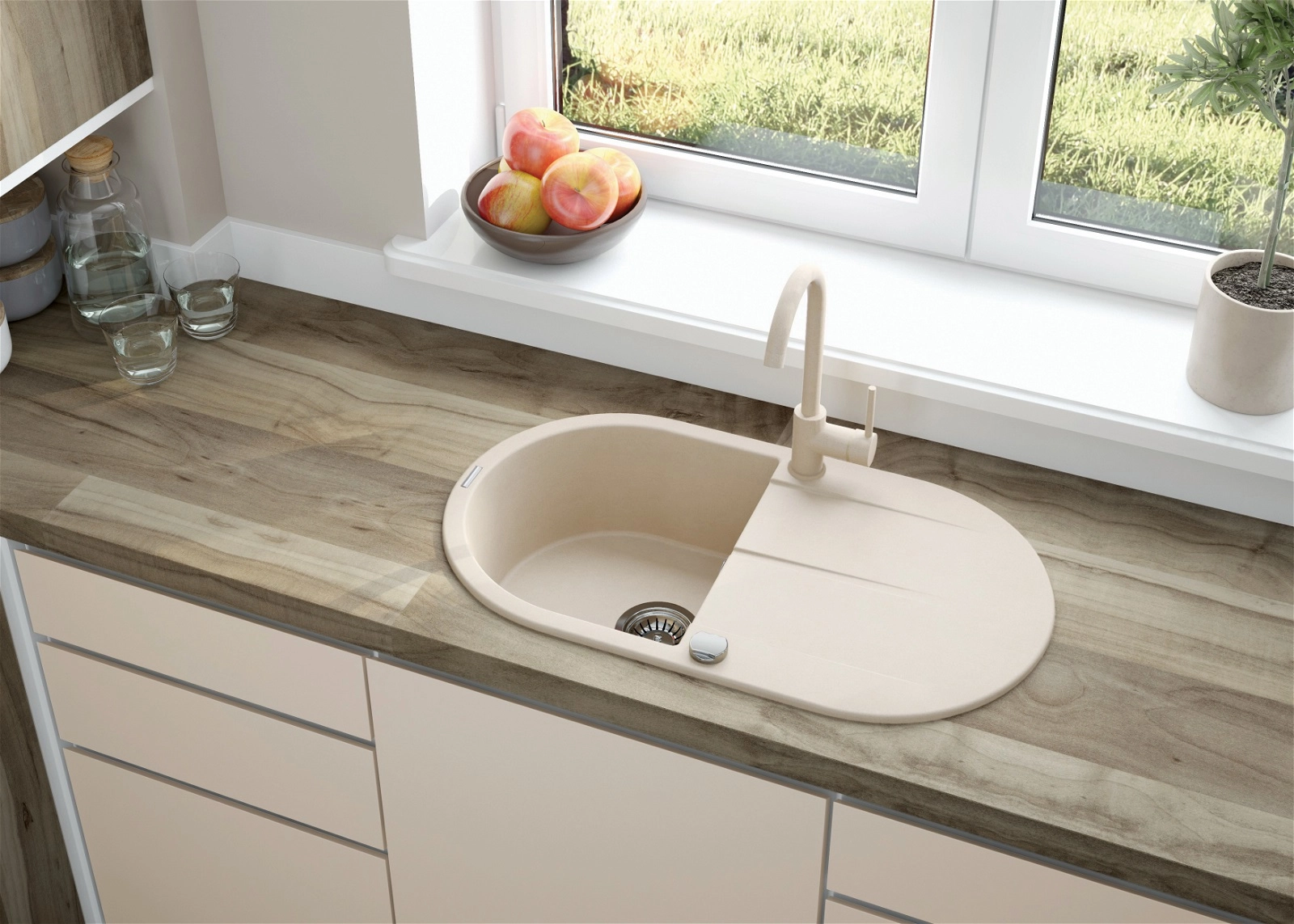 Смеситель Deante NEMEZJA Беж BEN_562M недорого