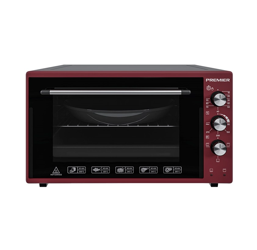 Мини-печь Premier PRM-MED36 Красная sotib olish