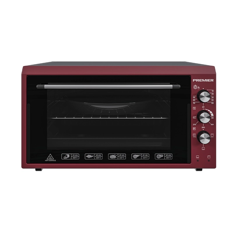 Мини-печь Premier PRM-MED45 Красная sotib olish