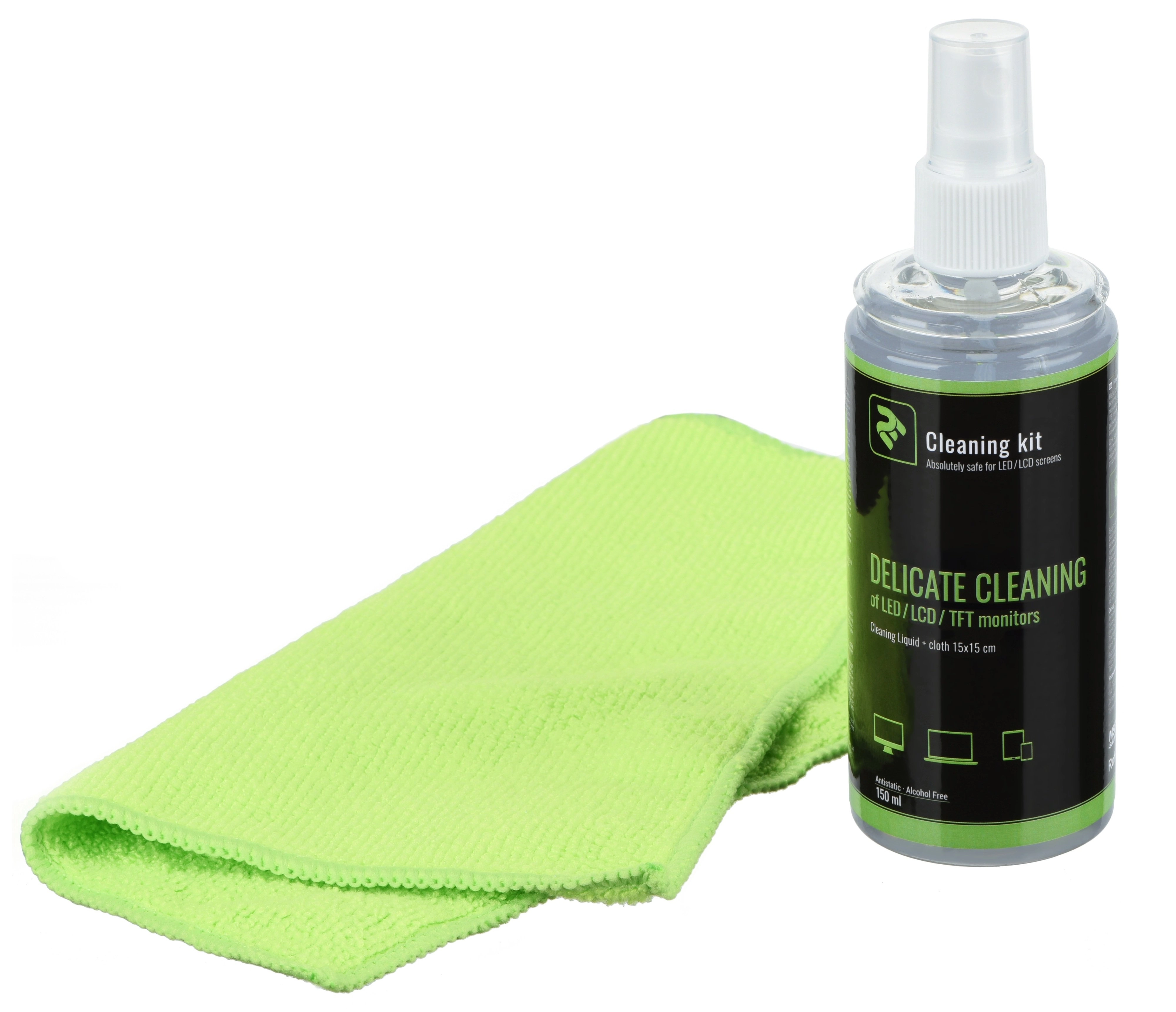 2E 150ml Liquid for LED/LCD tozalash to‘plami + 15x15 sm salfetka arzon