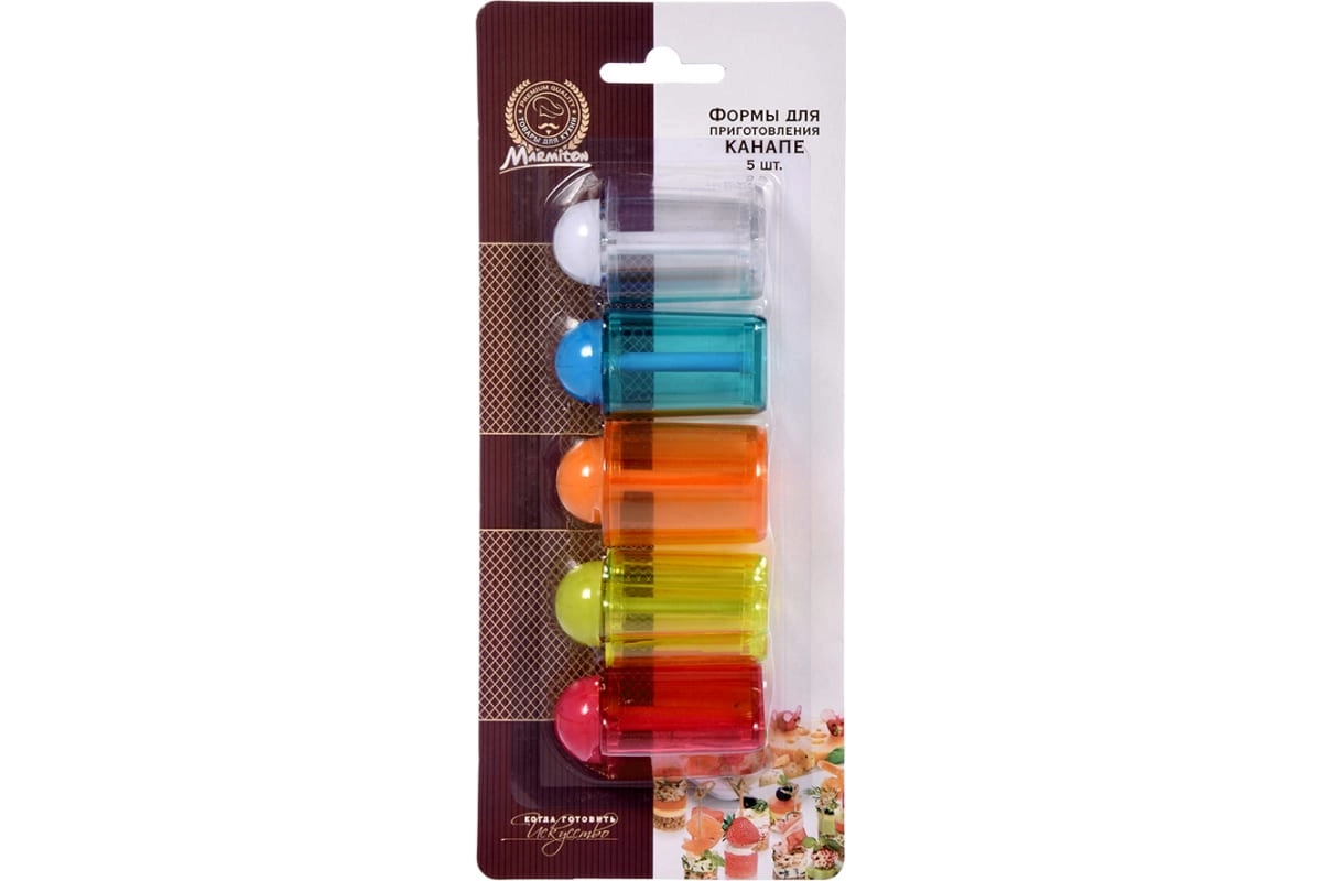Формы для приготовления канапе MARMITON 6х3 см, 5 шт 16183 arzon