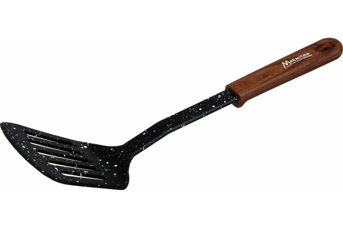 Лопатка с прорезями MARMITON нейлоновая, резиновая ручка, 32 см 17219 arzon