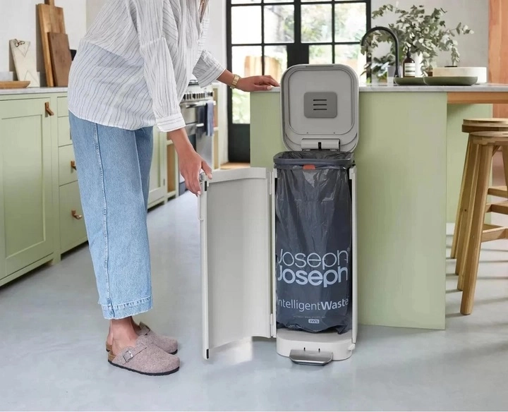 Контейнер для мусора Joseph Joseph с педалью, серый, 40 л 30123 arzon