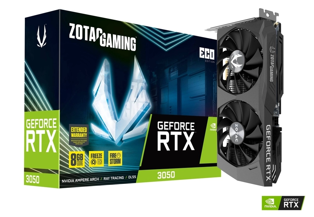 Видеокарта ZOTAC GeForce RTX 3050 ECO arzon