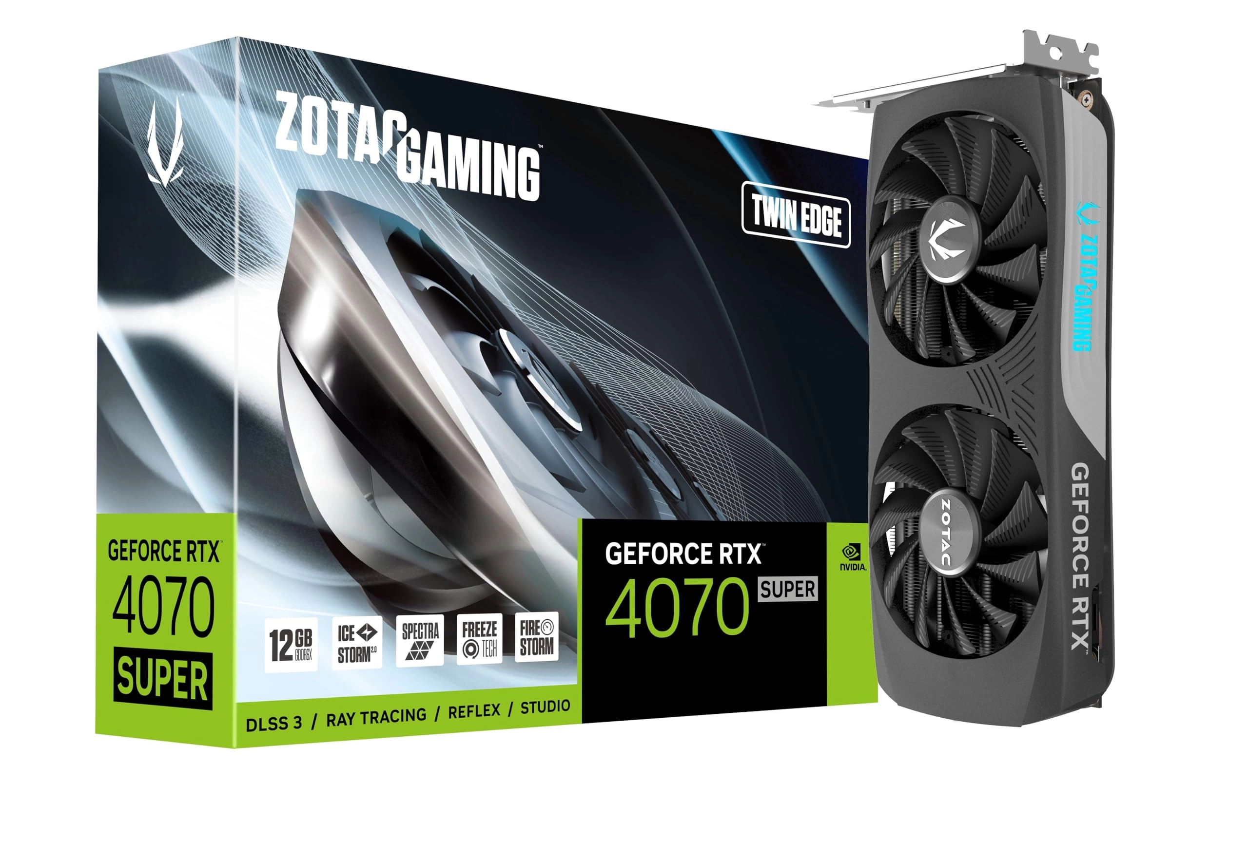 Видеокарта ZOTAC GeForce RTX 4070 SUPER Twin Edge arzon