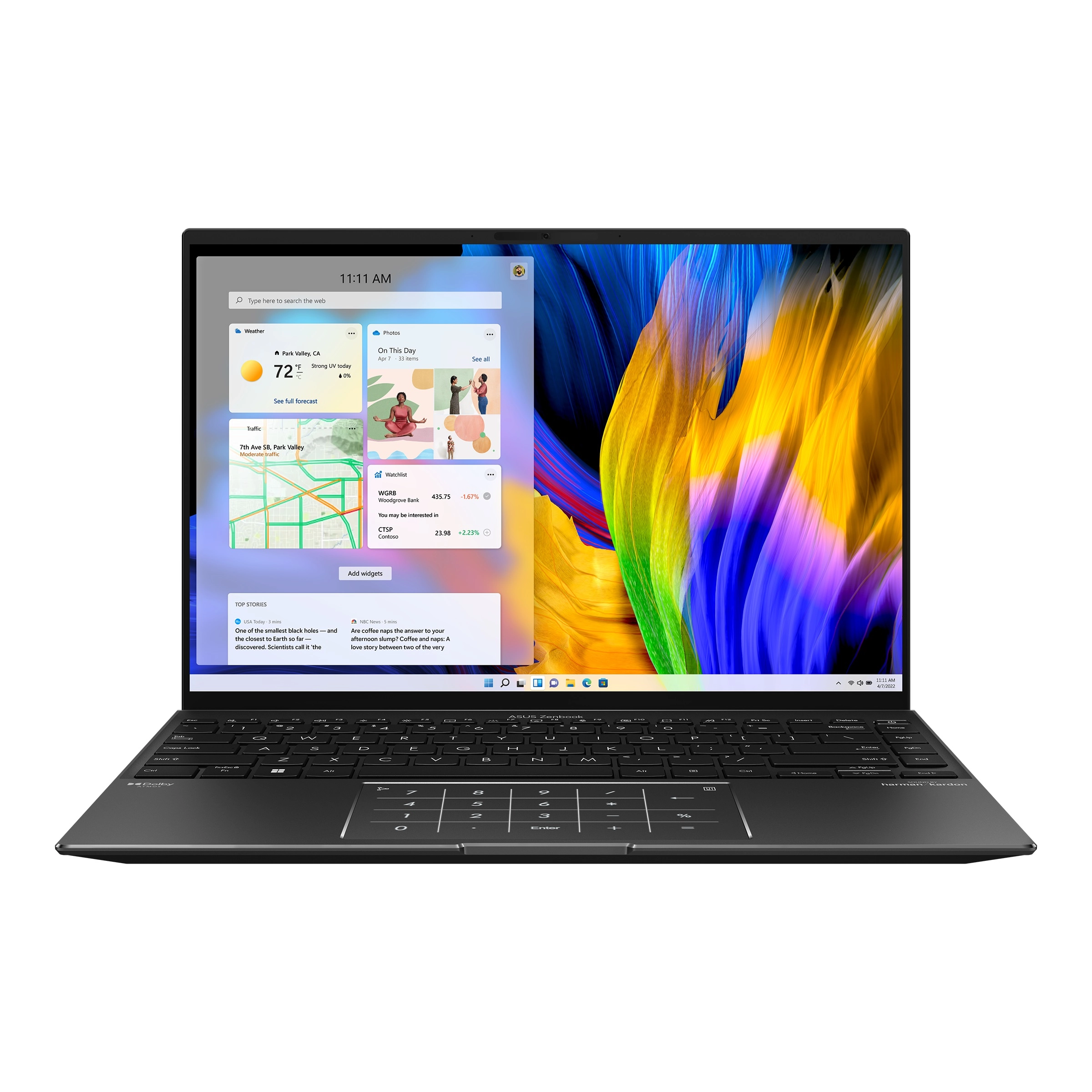 Ноутбук Asus Zenbook 14X UM5401R, AMD R7-6800H, DDR 16GB, SSD 512GB,  AMD Radeon™ Graphics, 14" OLED, Touchscreen купить