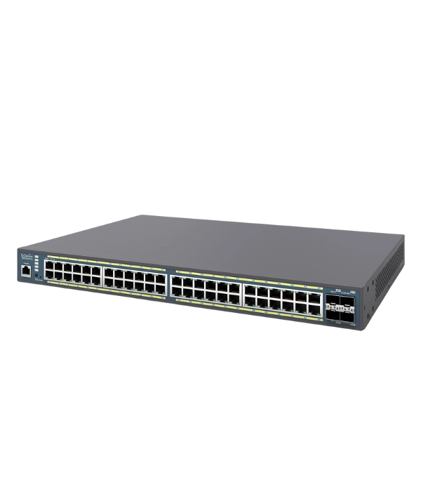 Коммутатор Engenius EWS7952P-FIT (Switch 48-port GbE PoE.af/at(+) 185W 4xSFP L2+ 19i) недорого