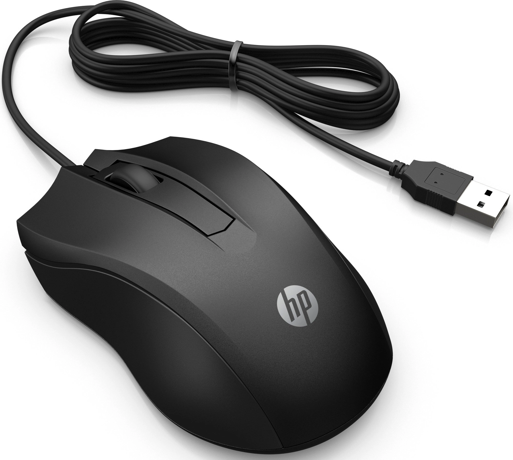 HP 100 Wired Mouse sichqonchasi arzon