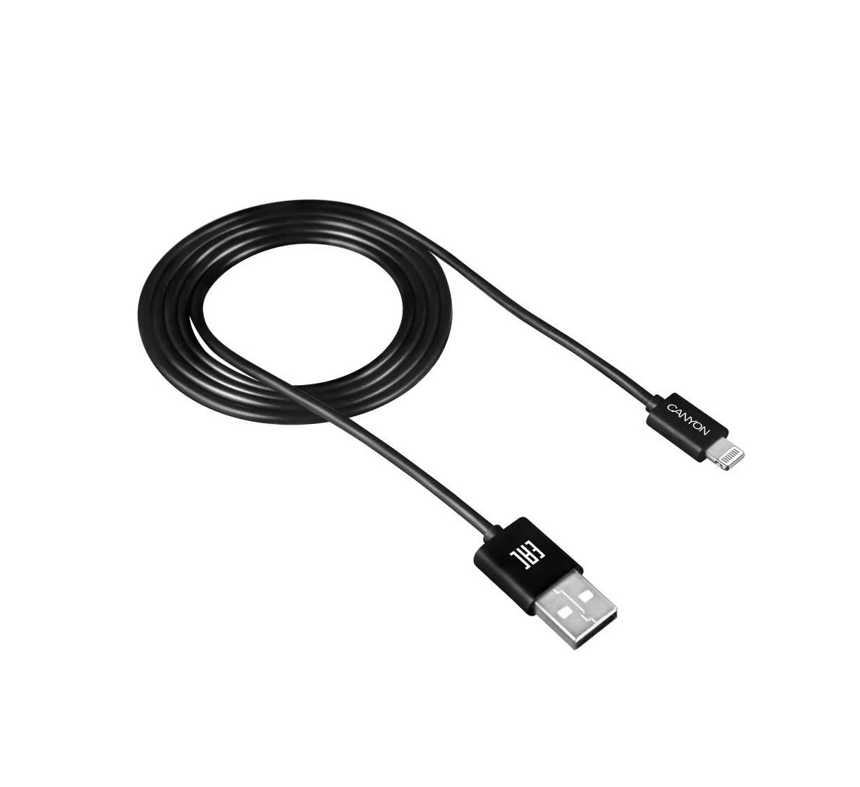 Кабель Canyon CFI-1 USB/Lightning-8-pin, 1 м Black CNE-CFI1B купить