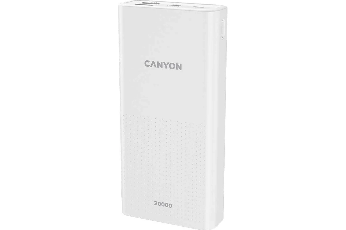 Внешний аккумулятор Canyon PB-2001 белый 20000 mAh arzon