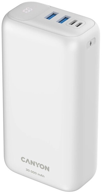 Внешний аккумулятор Canyon PB-301 белый 30000 mAh недорого