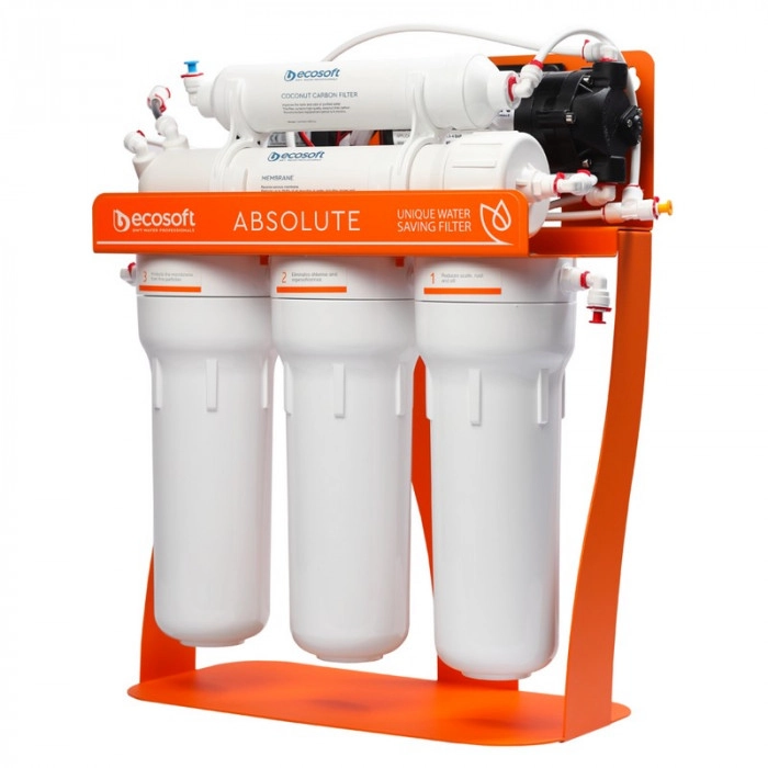 Фильтр обратного осмоса Ecosoft Absolute с помпой на станине arzon