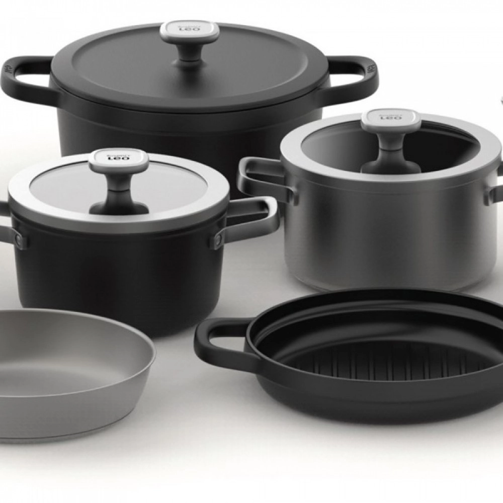 Кастрюля с крышкой Berghoff Leo Graphite 6 л 3950493 недорого
