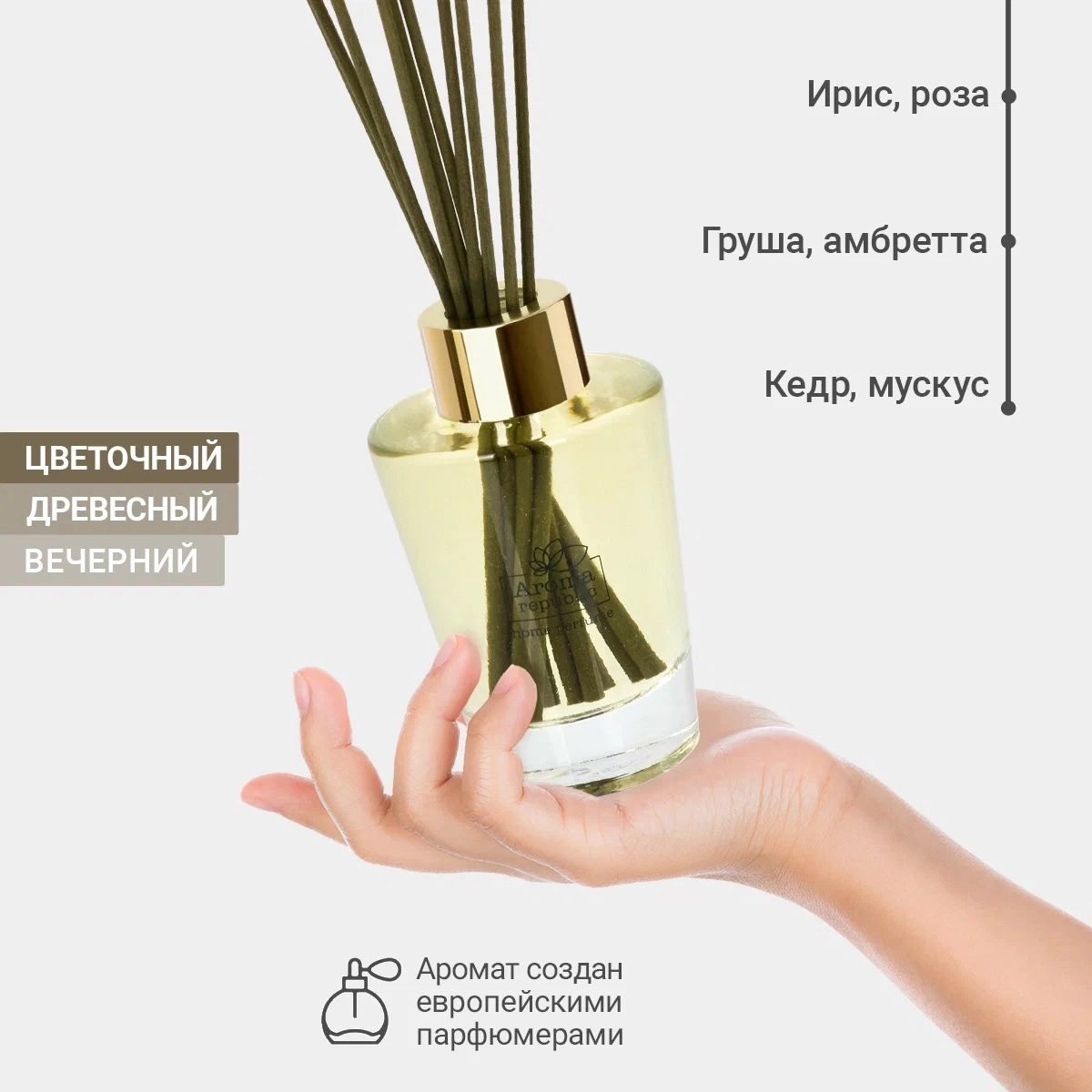 Aroma Republic "№61 Amber sea" 90 ml shishali flakondagi aromatik diffuzor arzon