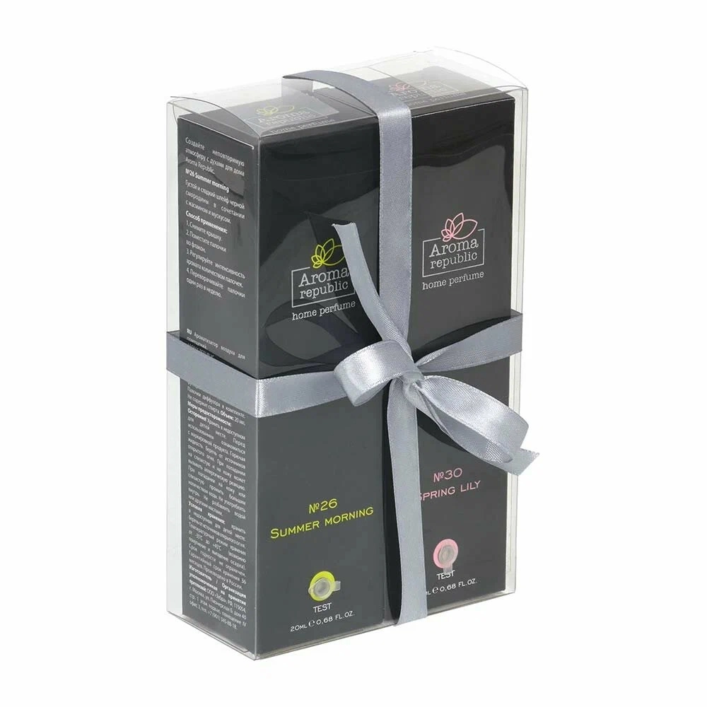 Подарочный набор Aroma Republic №3 Black Edition (2 шт по 20 мл - №26 №30) в коробке ПЭТ недорого