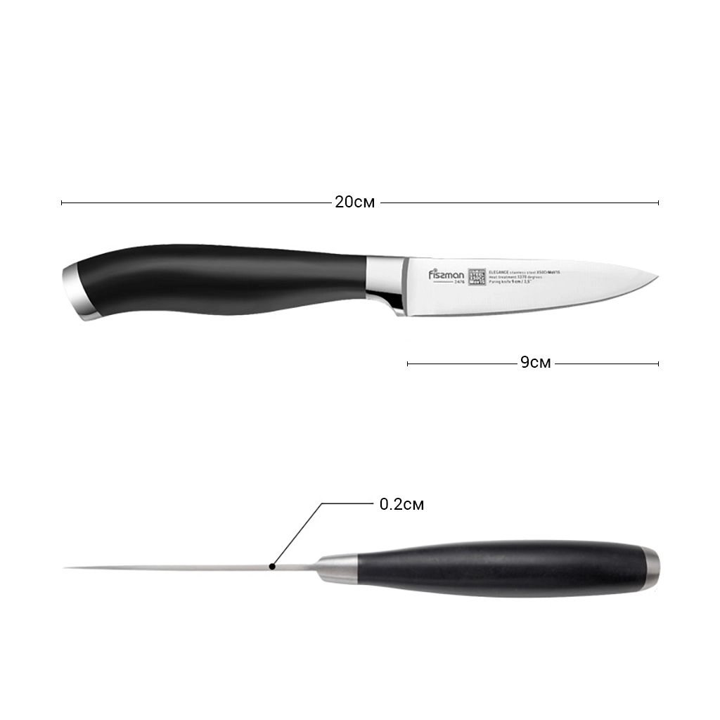 Нож Fissman Elegance для овощей 9 см 2476 недорого