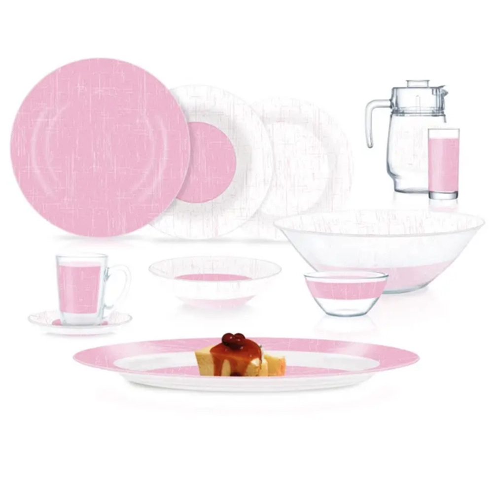 Luminarc Poppy Pink 46 ta element Stol servisi (V5978) sotib olish