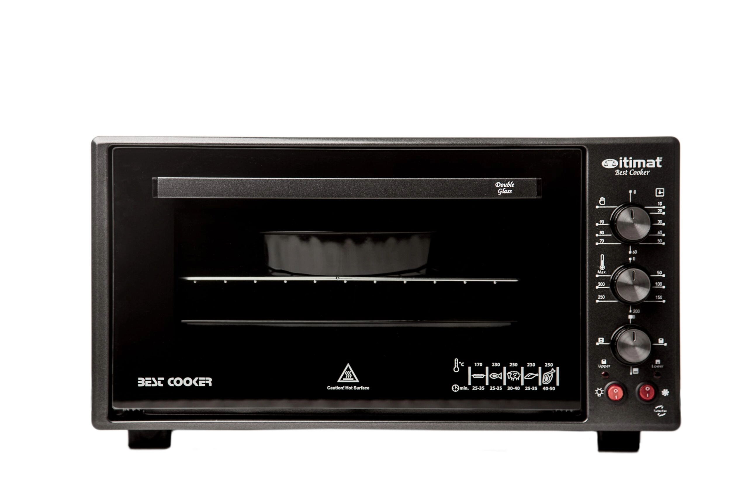 Мини-печь Itimat I-28DFL 45L (с конвекцией) Мокрый асфальт arzon