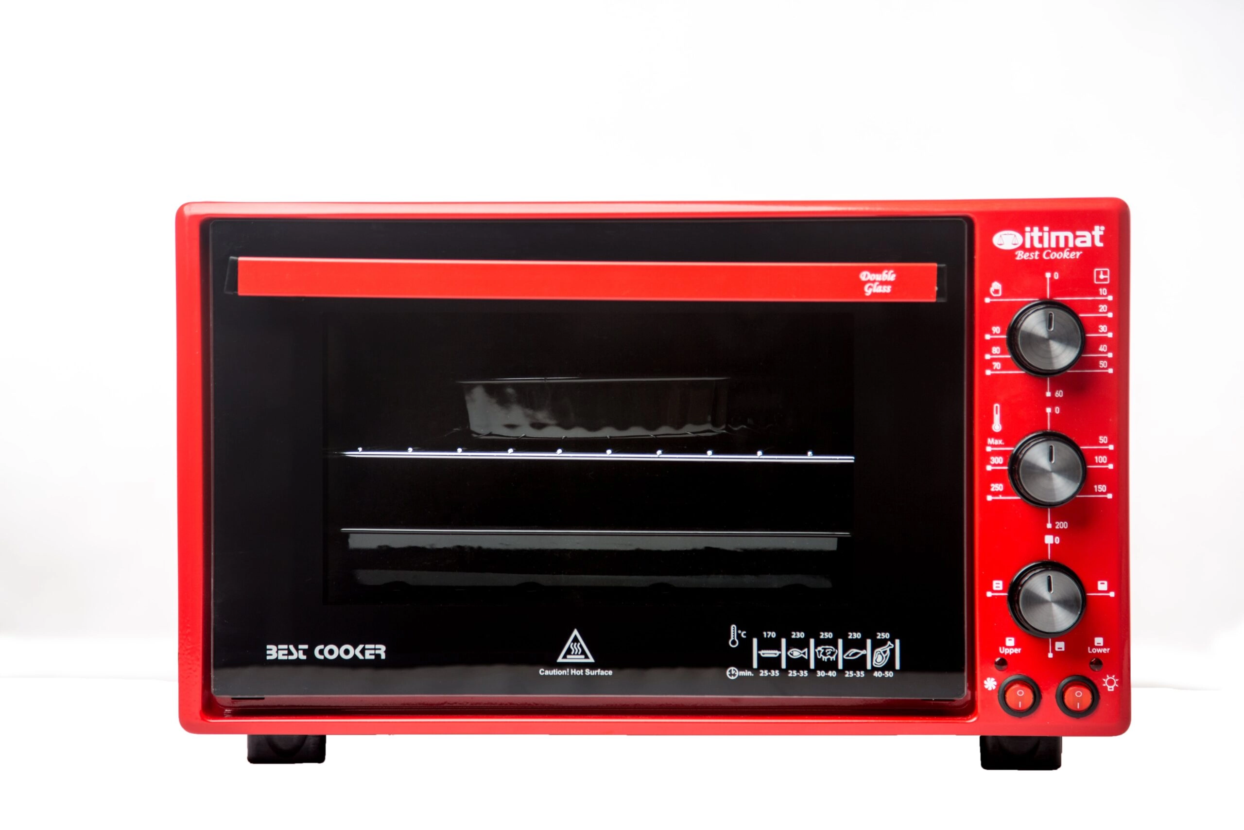 Мини-печь Itimat I-08DFL (С конвекцией) 36L Красный недорого