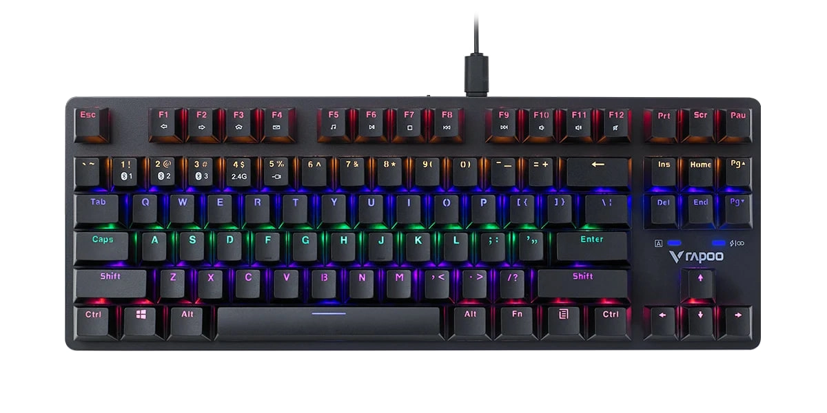 Rapoo V500PRO-87 Black USB klaviaturasi sotib olish