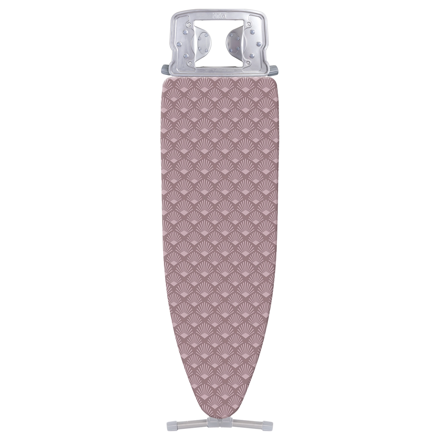 Гладильная доска Nika тефлон НТ10+/8 принт "С ракушками пудровый" недорого