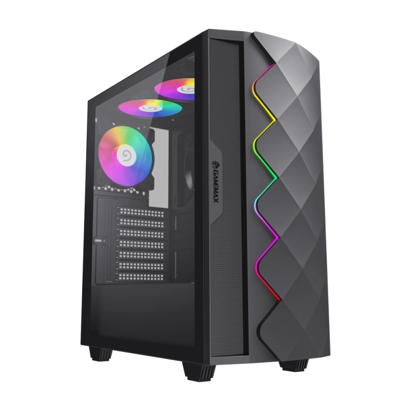 GameMax DIAMOND CP Black kompyuter korpusi arzon
