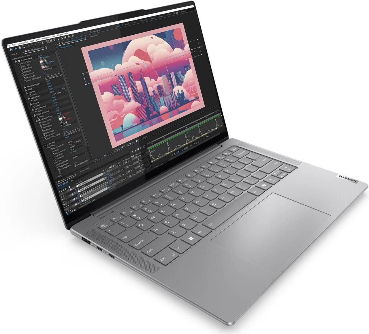Ноутбук LENOVO YOGA PRO 7 14AHP9 / R7-8845HS / 16GB / 1TB 14,5 3K IPS W11 недорого