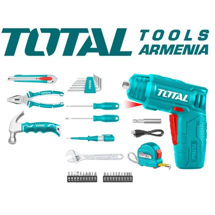 Набор инструментов TOTAL 38 предметов THKTHP10386 недорого