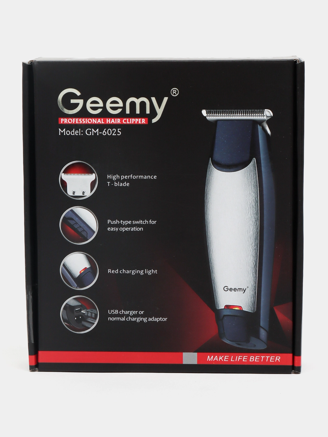 Geemy GM-6025 soch va soqol olish uchun trimmer sotib olish