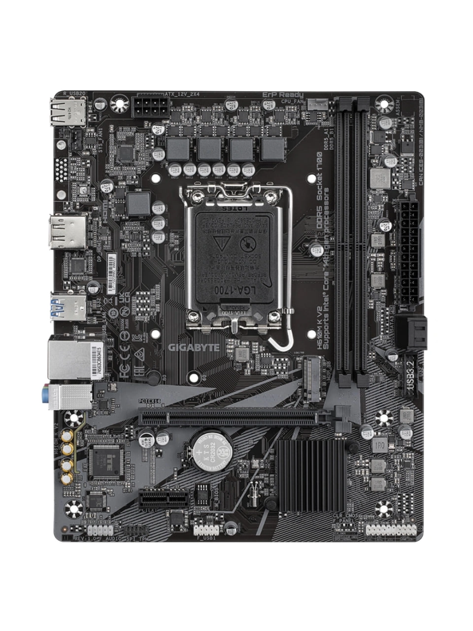 GIGABYTE H610M-K (LGA 1700) ona plata arzon