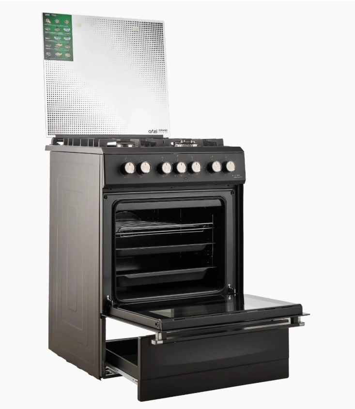 Artel GRAND Apetito 02-G ГК WOK Qora gaz plitasi arzon