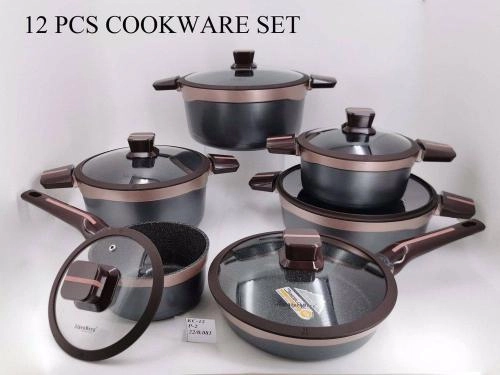 Alpenberg Greblon (12 buyumli) oshxona idishlari to‘plami sotib olish