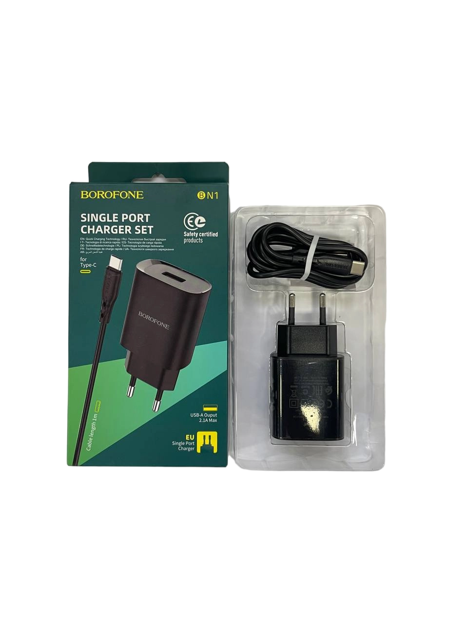 zaryadlash moslamasi BN1 Borofone kabeli bilan type-c O'zbekistonda