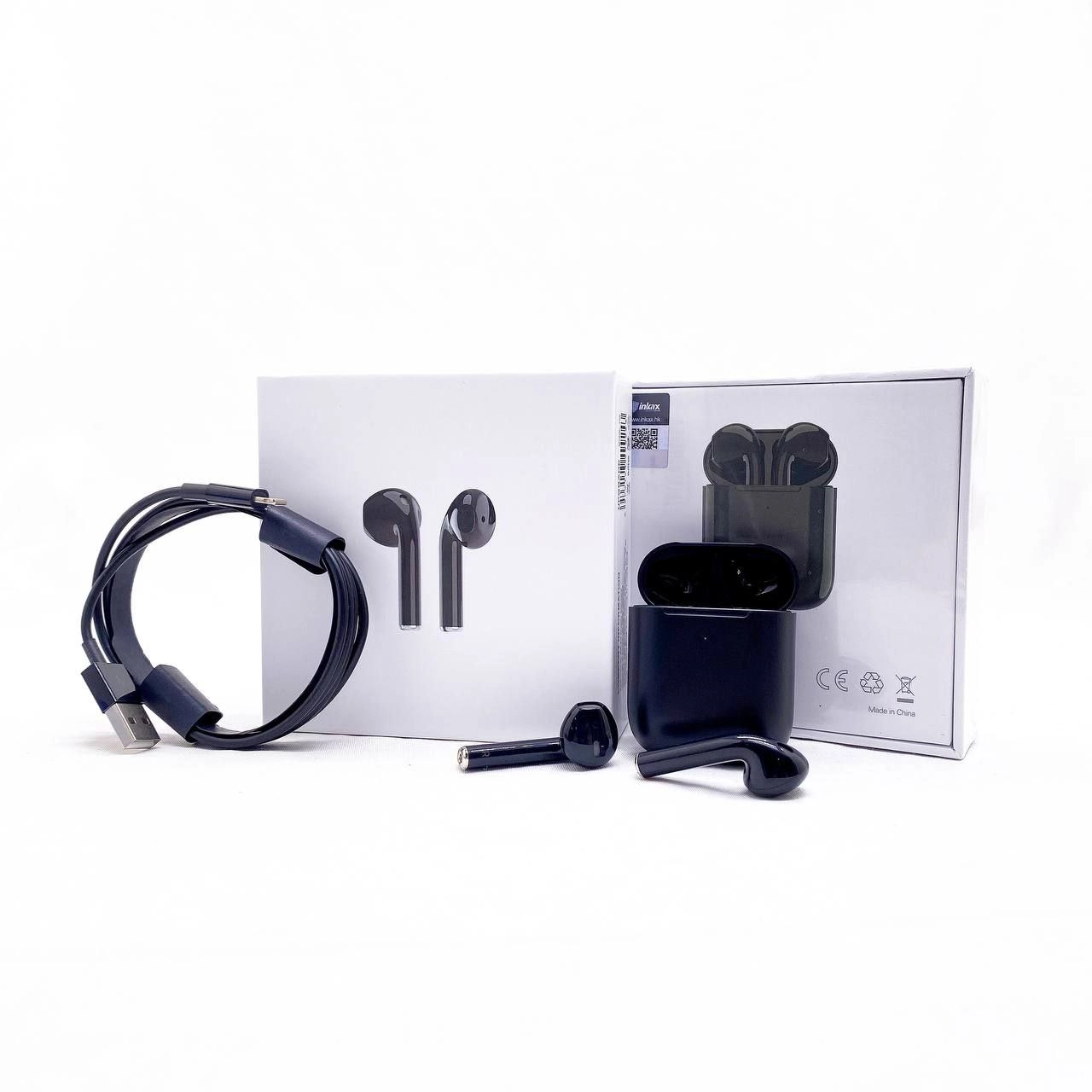 Inkax TW02 simsiz naushniklar qora arzon