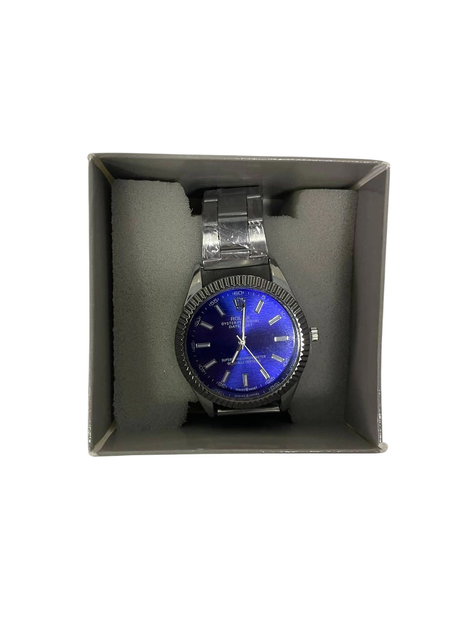 Rolex replika ko'k soati onlayn