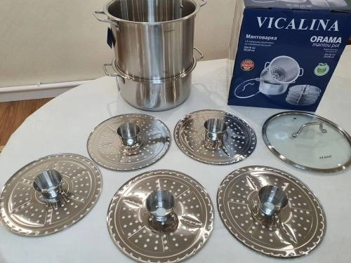 Мантоварка (пароварка) от Vicalina Union 32 см в Узбекистане