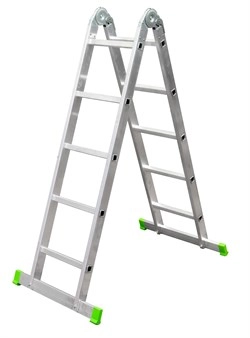 Двухсторонняя лестница-трансформер Sarayli 2x5 ступени купить