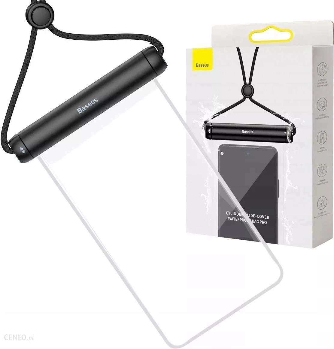 Baseus FMYT000001 slayd-qopqoqli suv o'tkazmaydigan telefon xaltachasi xususiyatlar