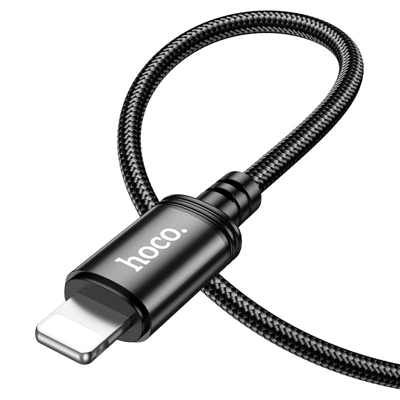 Кабель Hoco X89 USB to Lightning 1m черный недорого