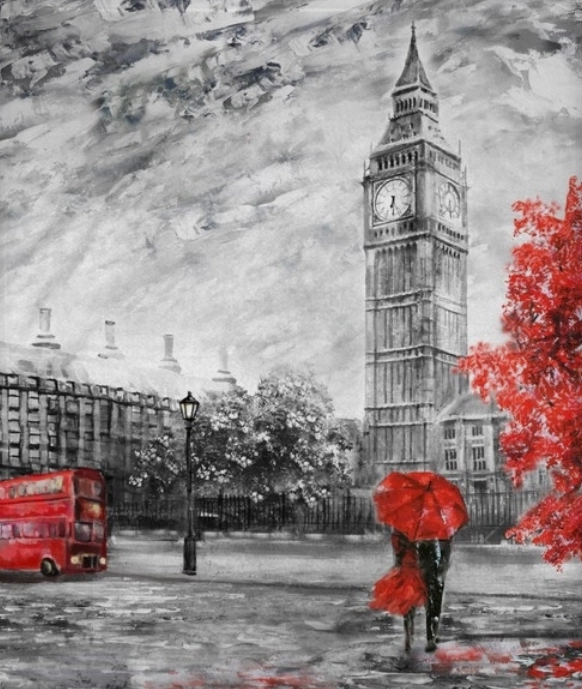 Рисование по номерам "Лондон" (40x50 см) купить