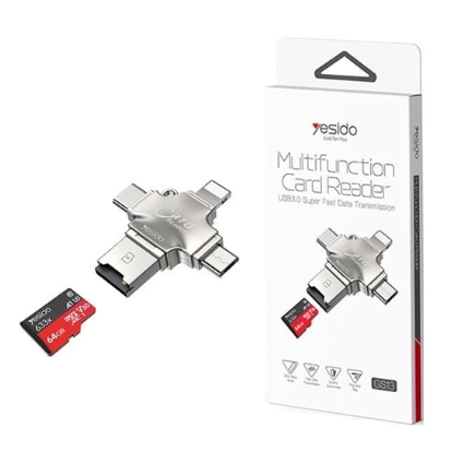 Многофункциональный картридер Yesido GS13 недорого