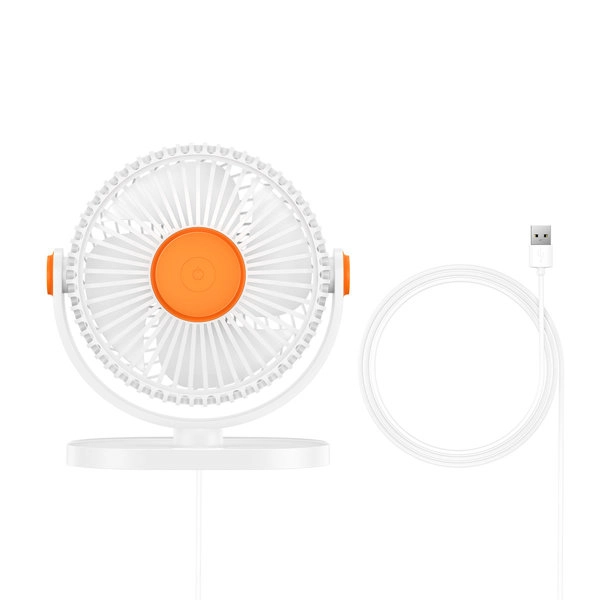 Baseus Serenity Desktop Fan oq mini-ventilyatori O'zbekistonda