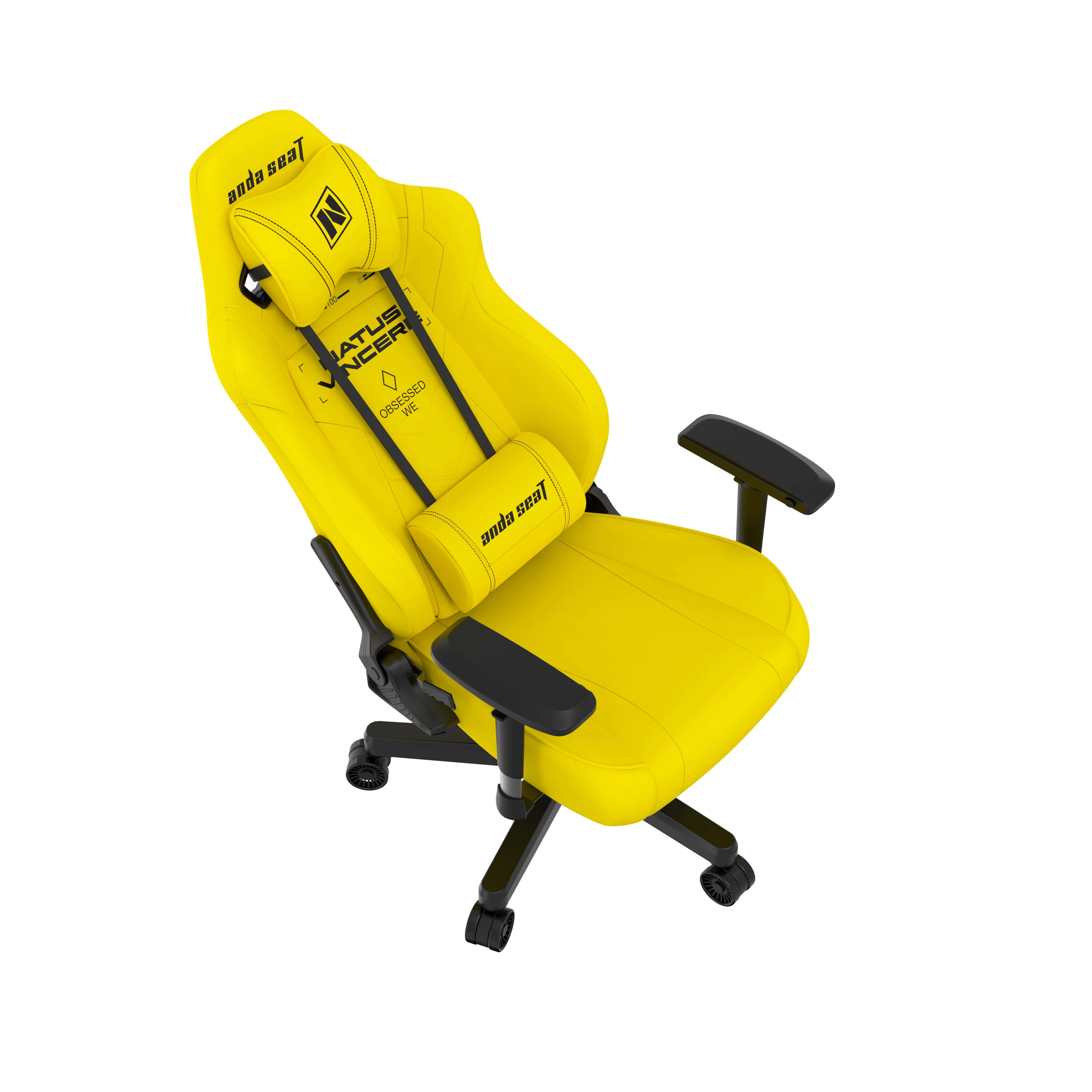 Anda Seat NAVI Edition Size L Yellow PVC o‘yin kreslosi bo'lib to'lash