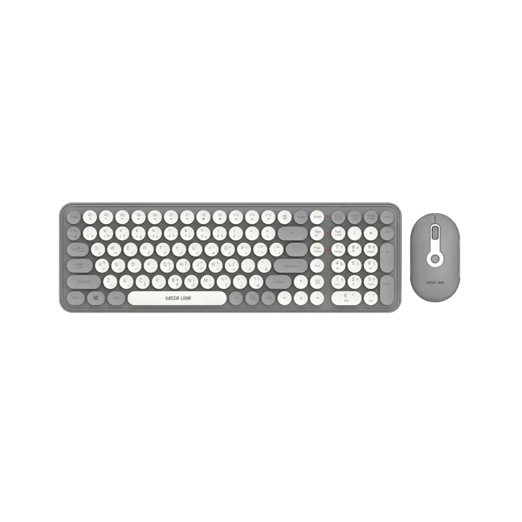 Green Lion GKM-300 Wireless Keyboard And Mouse simsiz klaviaturasi - rasm №2 Green Lion GKM-300 Wireless Keyboard And Mouse simsiz klaviaturasi sotib olish