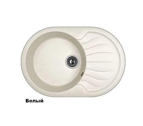 Кухонная мойка Dr. Gans "Берта 760" (Белый, Дюна, Латте, Серый, Терра, Терракота, Черный) характеристики